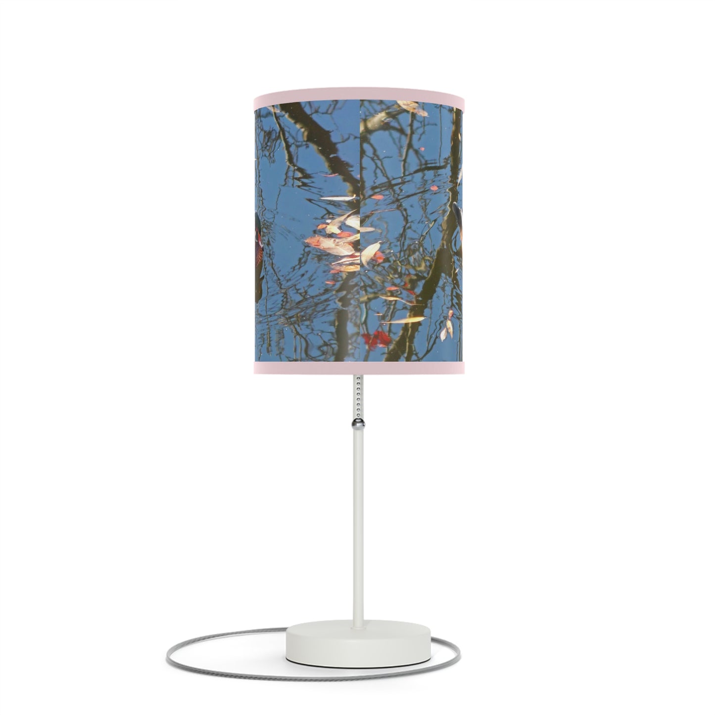 Reflections Wood Duck Lamp on a Stand