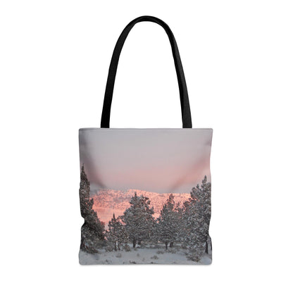 Winter Sunset Tote Bag