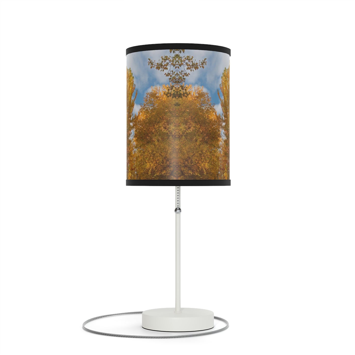 Autumn Gold Lamp on a Stand