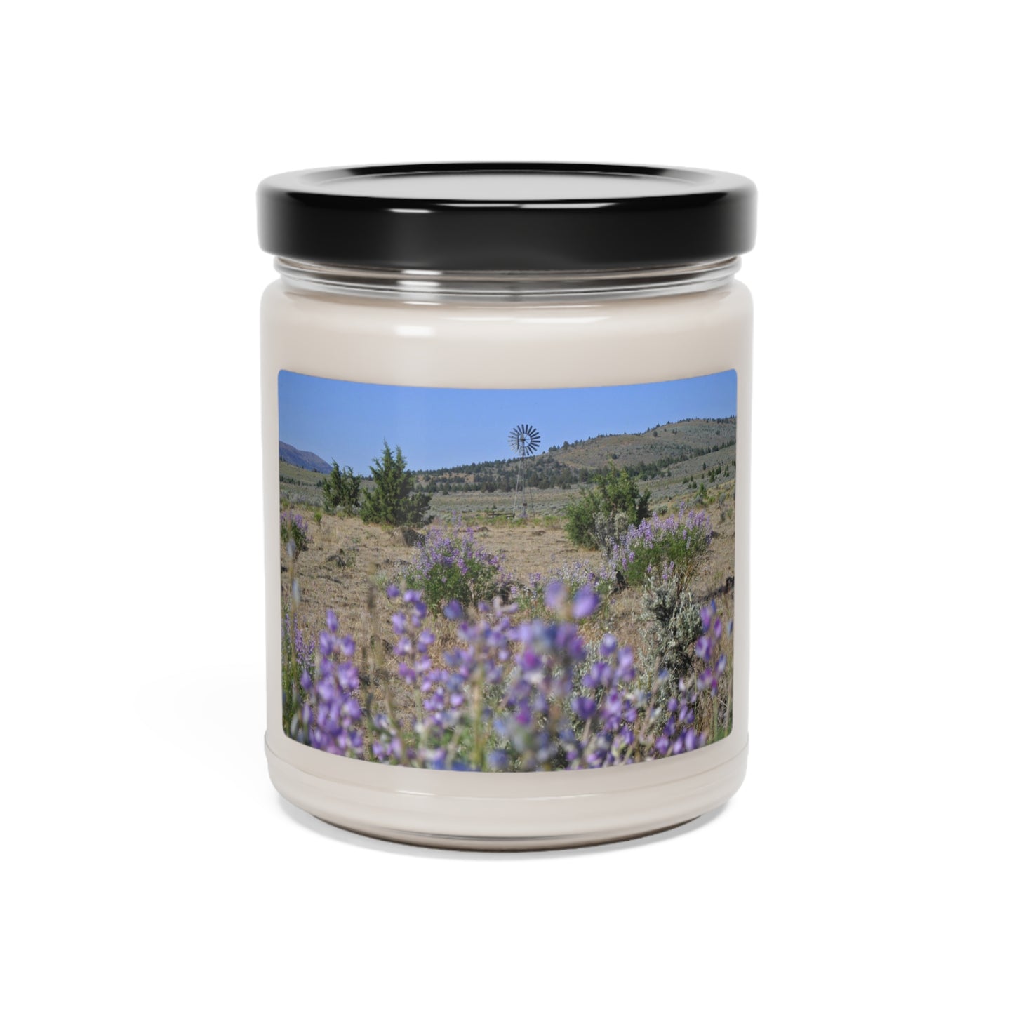 High Desert Lupine & Windmill Scented Soy Candle, 9oz