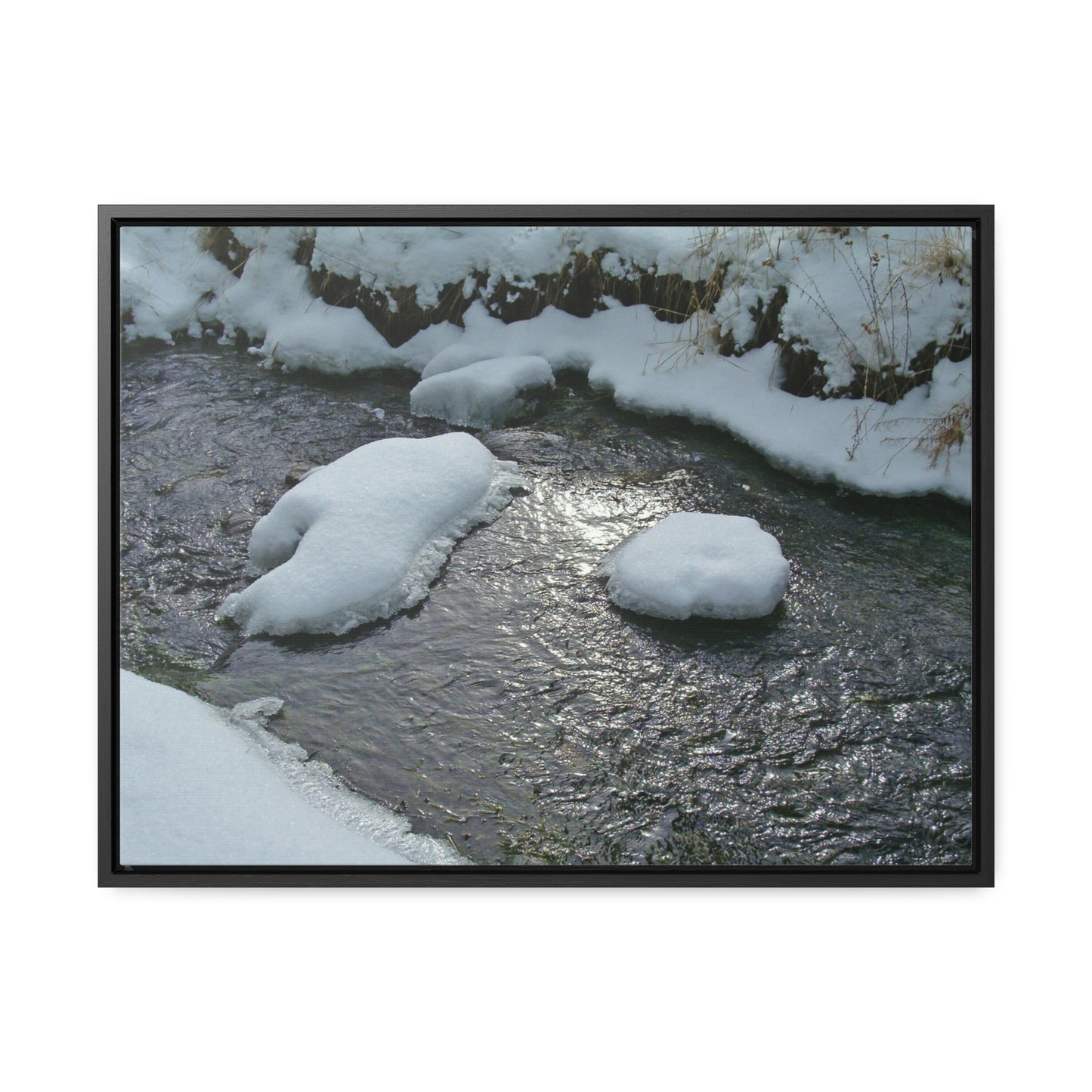 Winter Reflection Gallery Canvas Wraps Framed