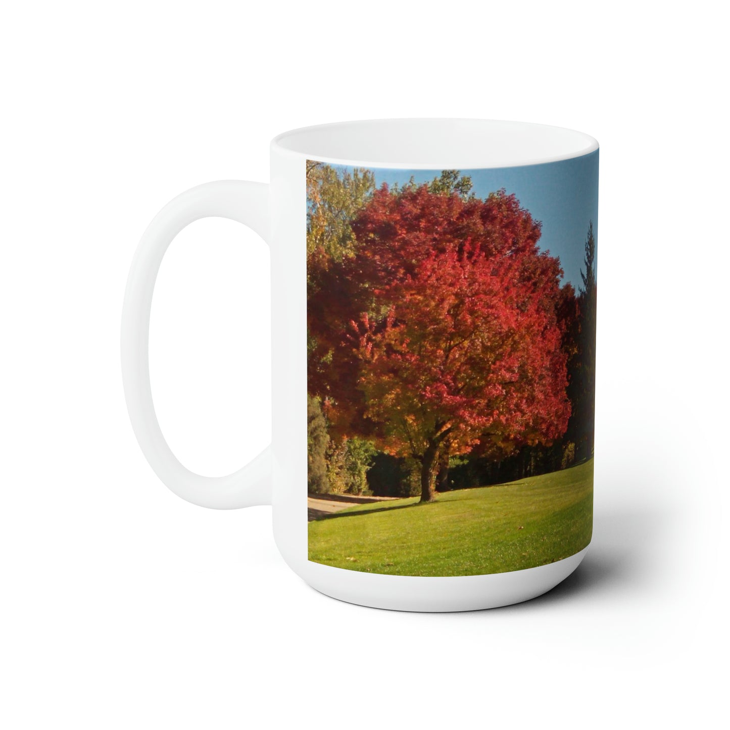 Autumn Lawn Ceramic Mug 15oz