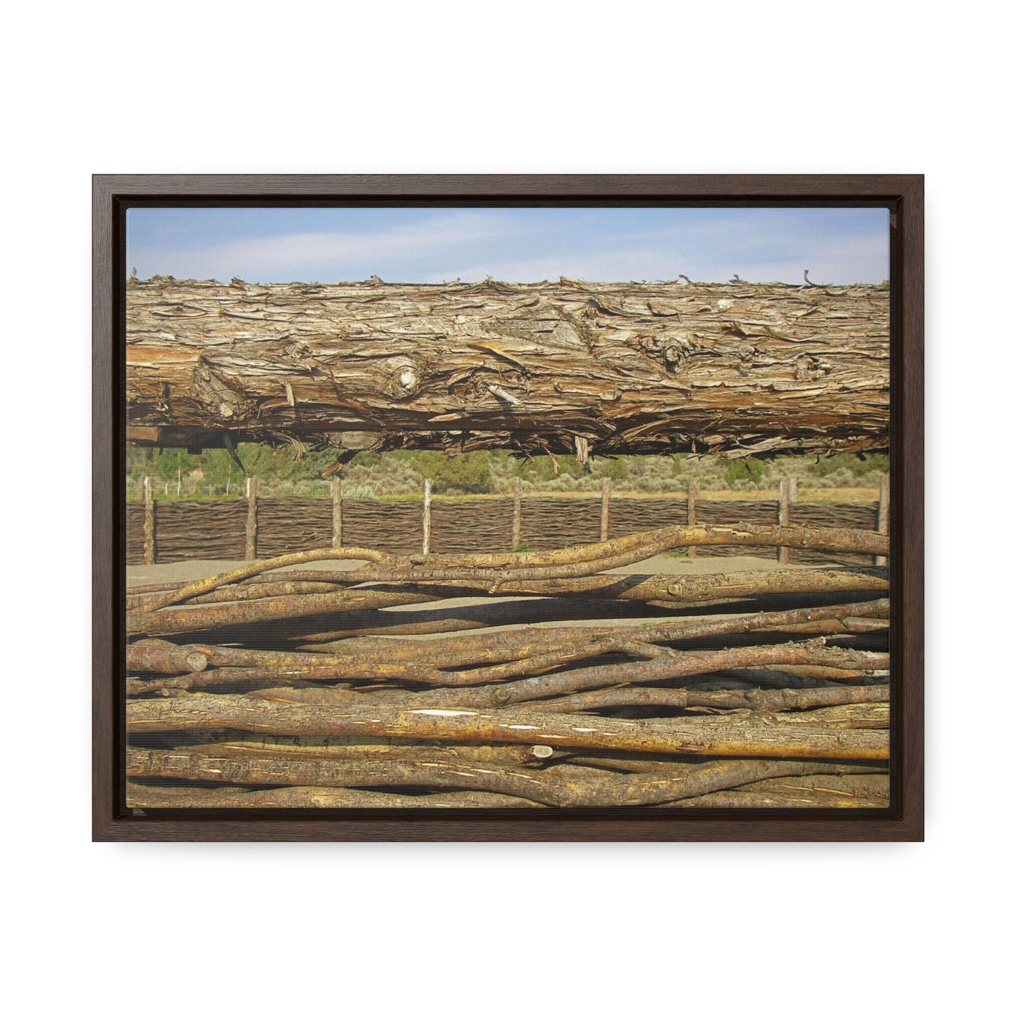 Through The Rails Gallery Canvas Wraps Framed