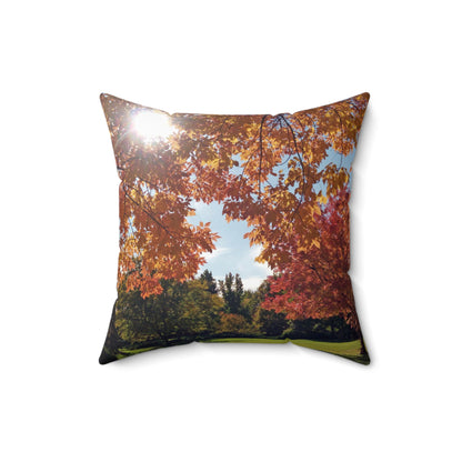 Autumn Light Spun Polyester Square Pillow
