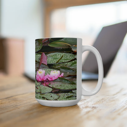 Water Lilies Ceramic Mug 15oz