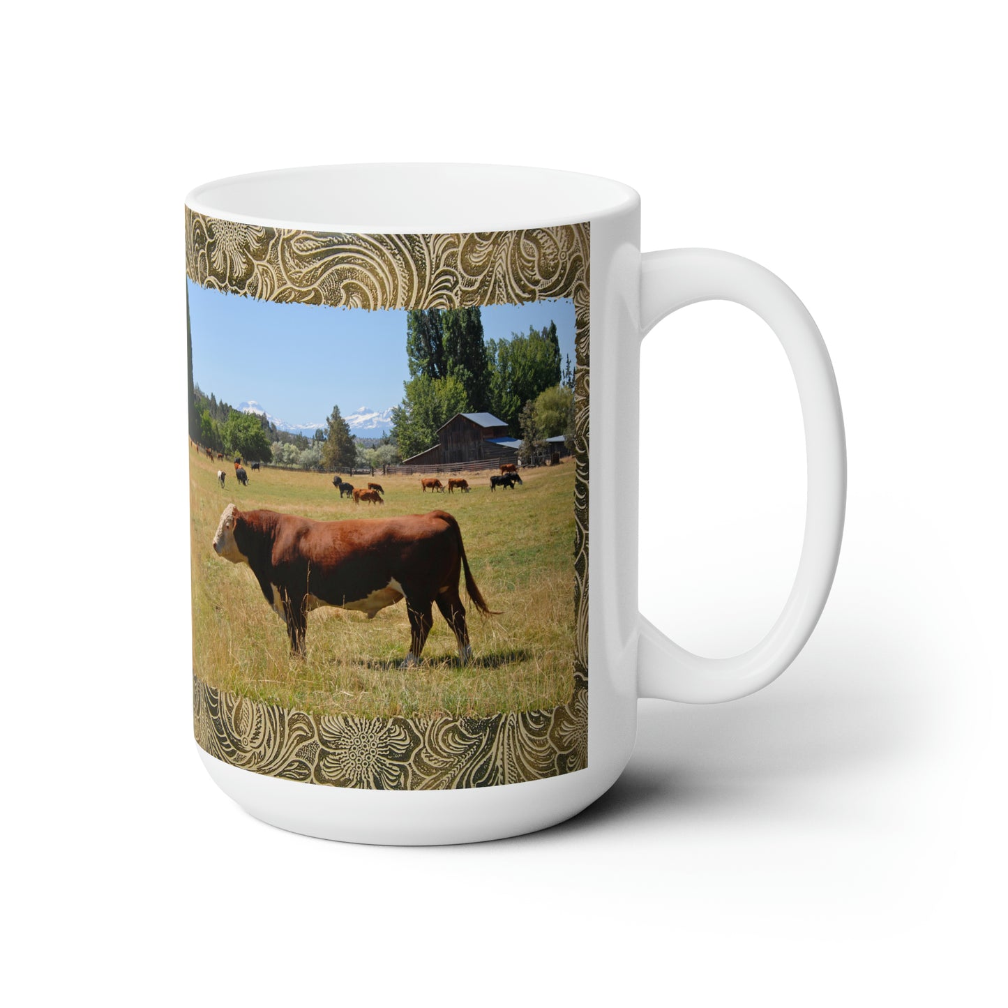 King Of The Pasture Ceramic Mug 15oz