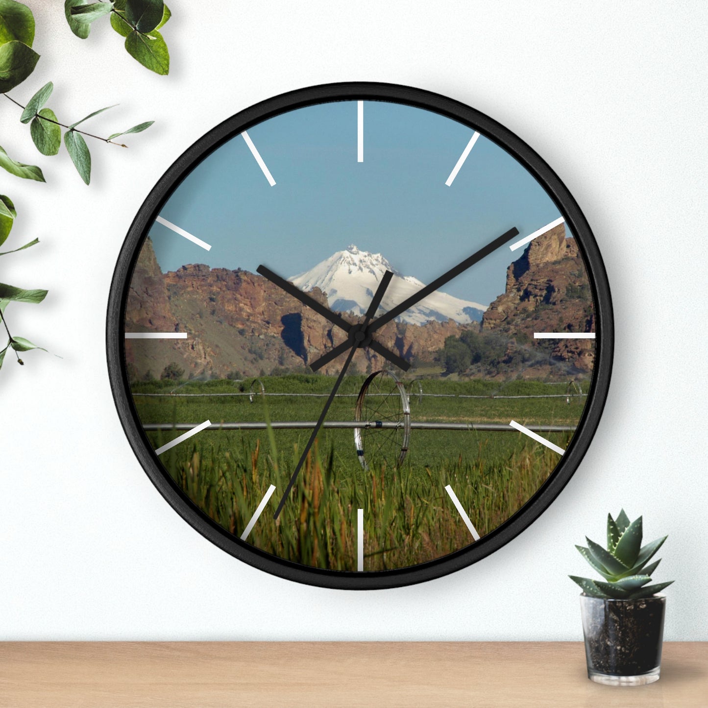 Mountain & Rocky Cliffs Wall Clock