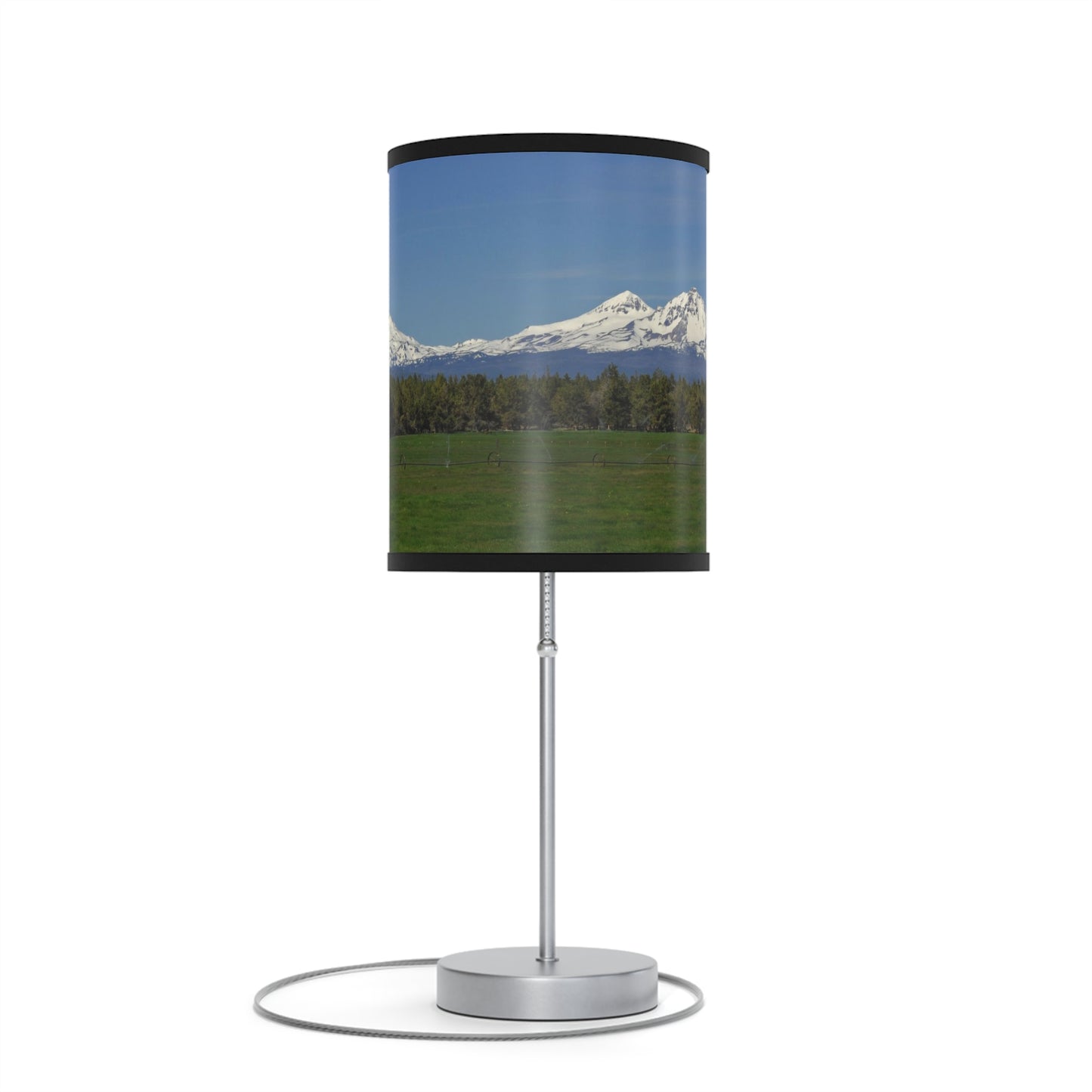 Mountain Field Lamp on a Stand