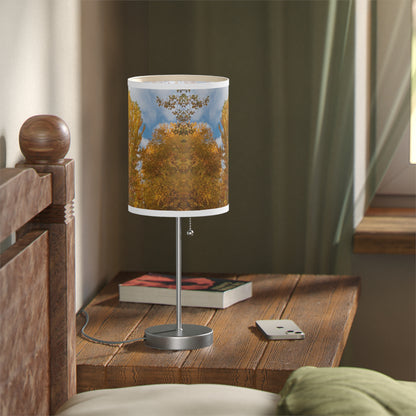 Autumn Gold Lamp on a Stand