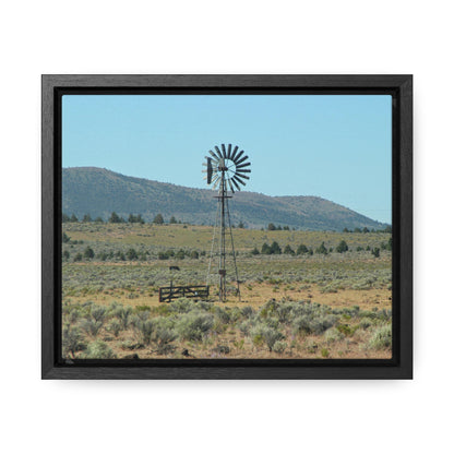 High Desert Windmill Gallery Canvas Wraps Horizontal Framed