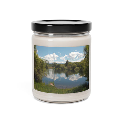 Peaceful Pond Scented Soy Candle, 9oz