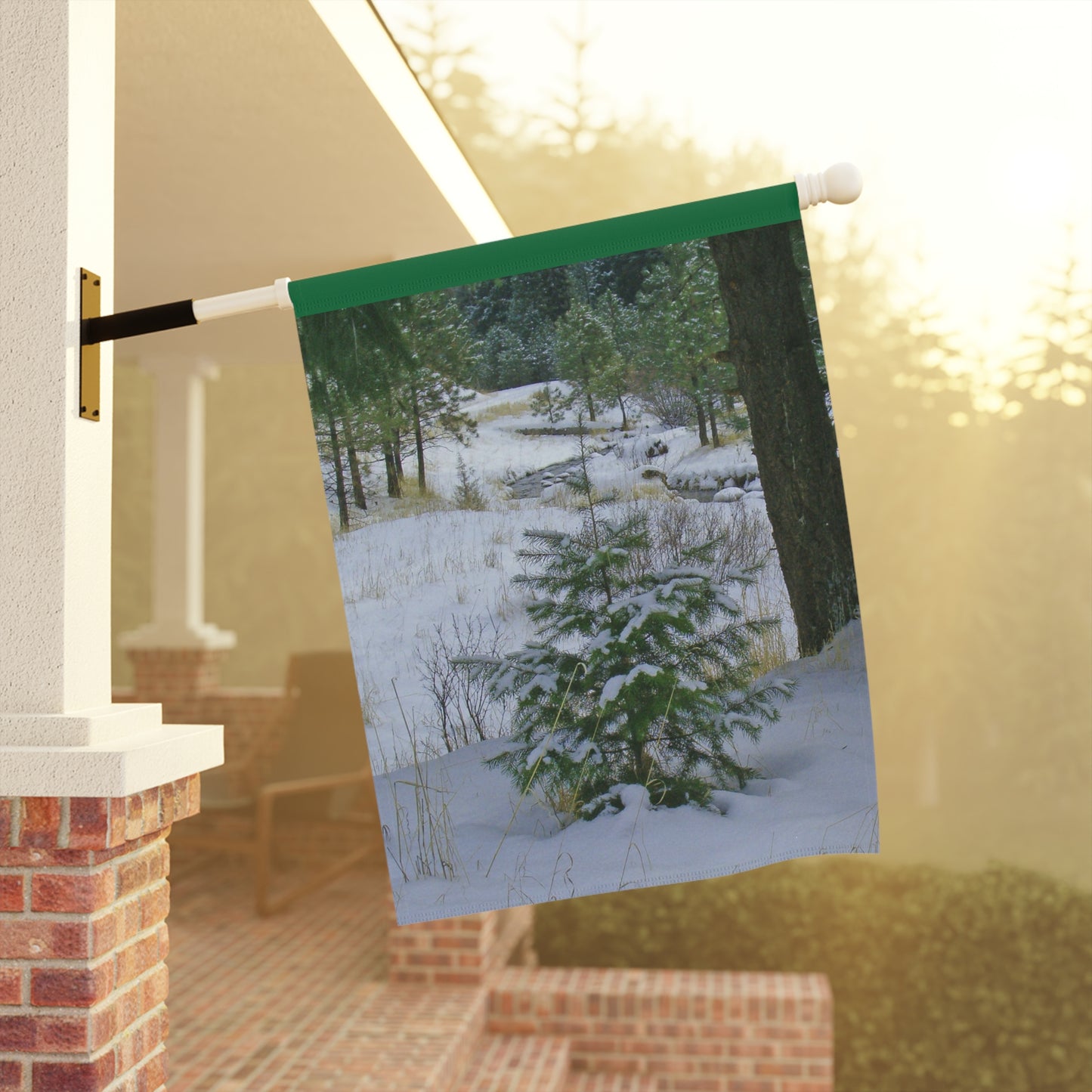 Christmas Tree Creek Garden & House Banner