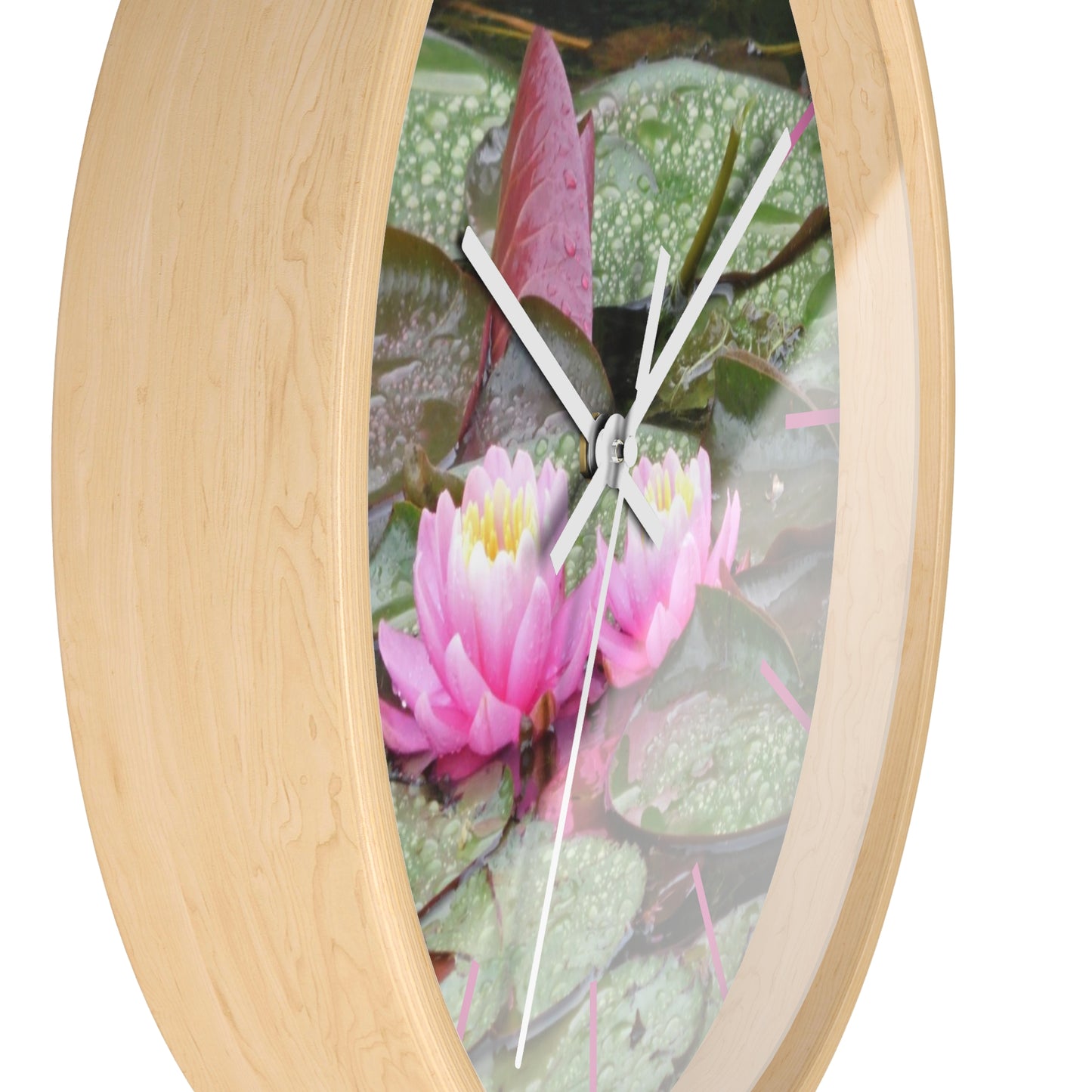 Water Lilies Wall Clock