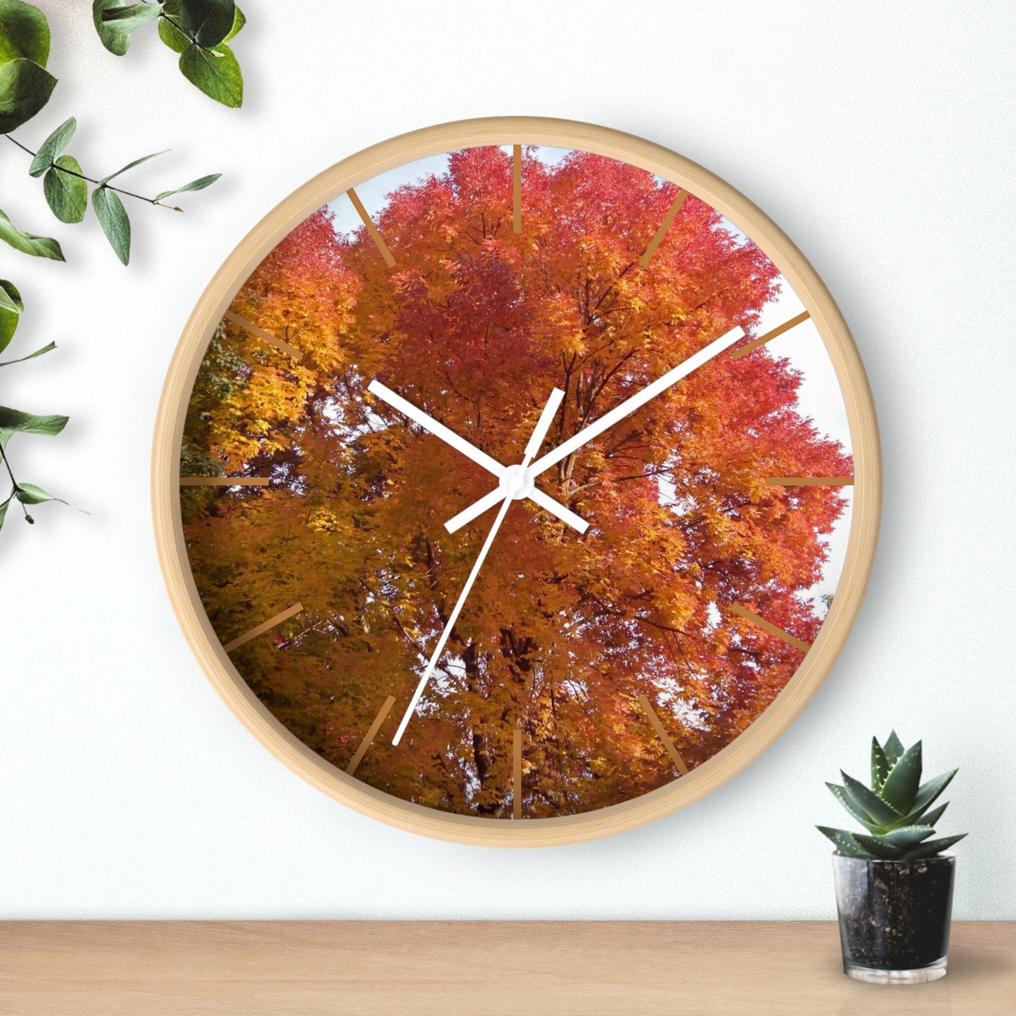 Autumn Radiance Wall Clock