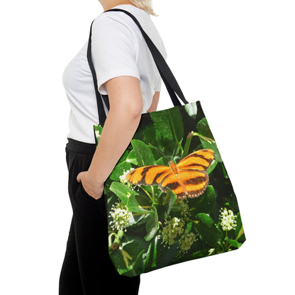 Golden Butterfly Tote Bag