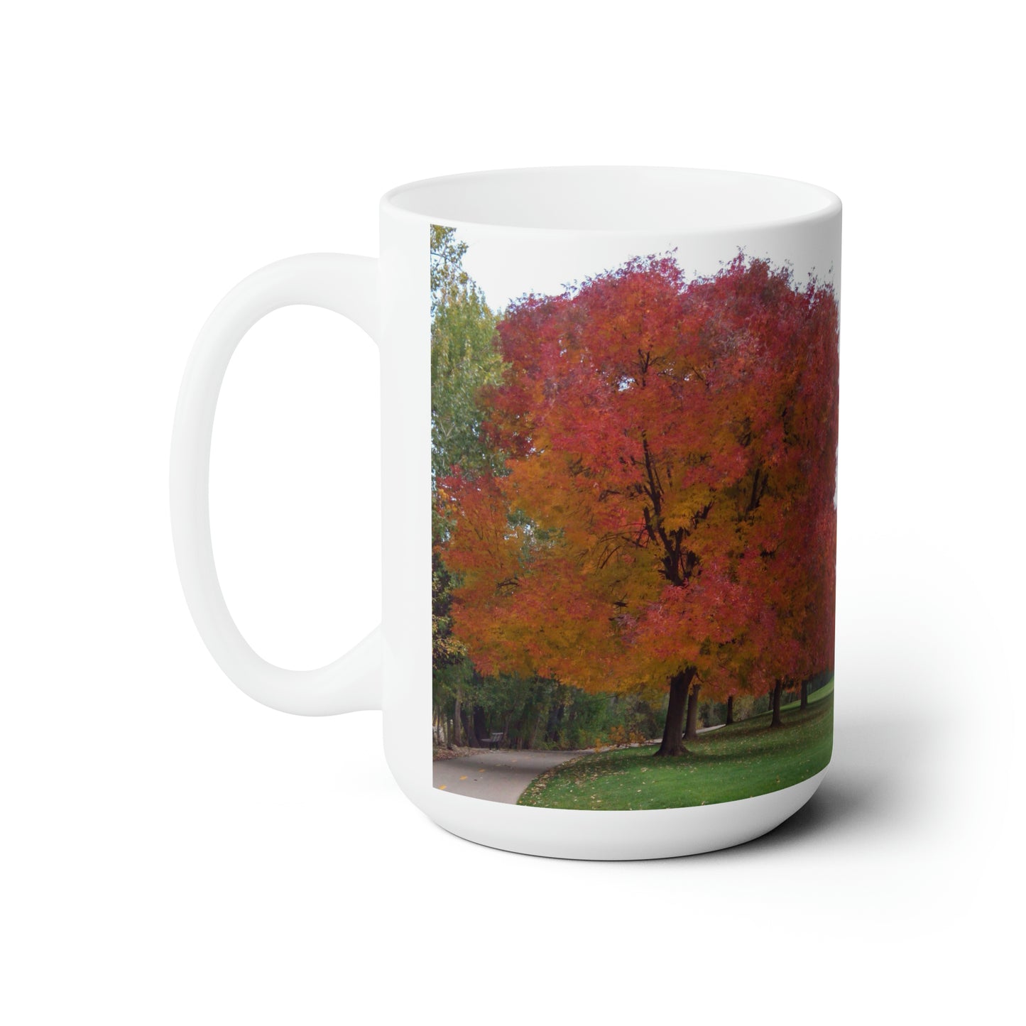 Autumn Tree Mid Fall Ceramic Mug 15oz