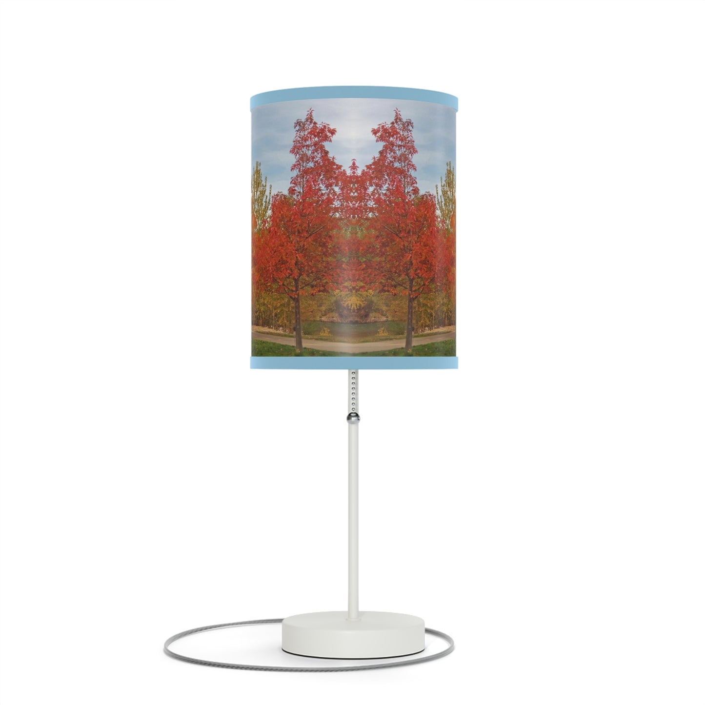 Autumn Serenity Lamp on a Stand