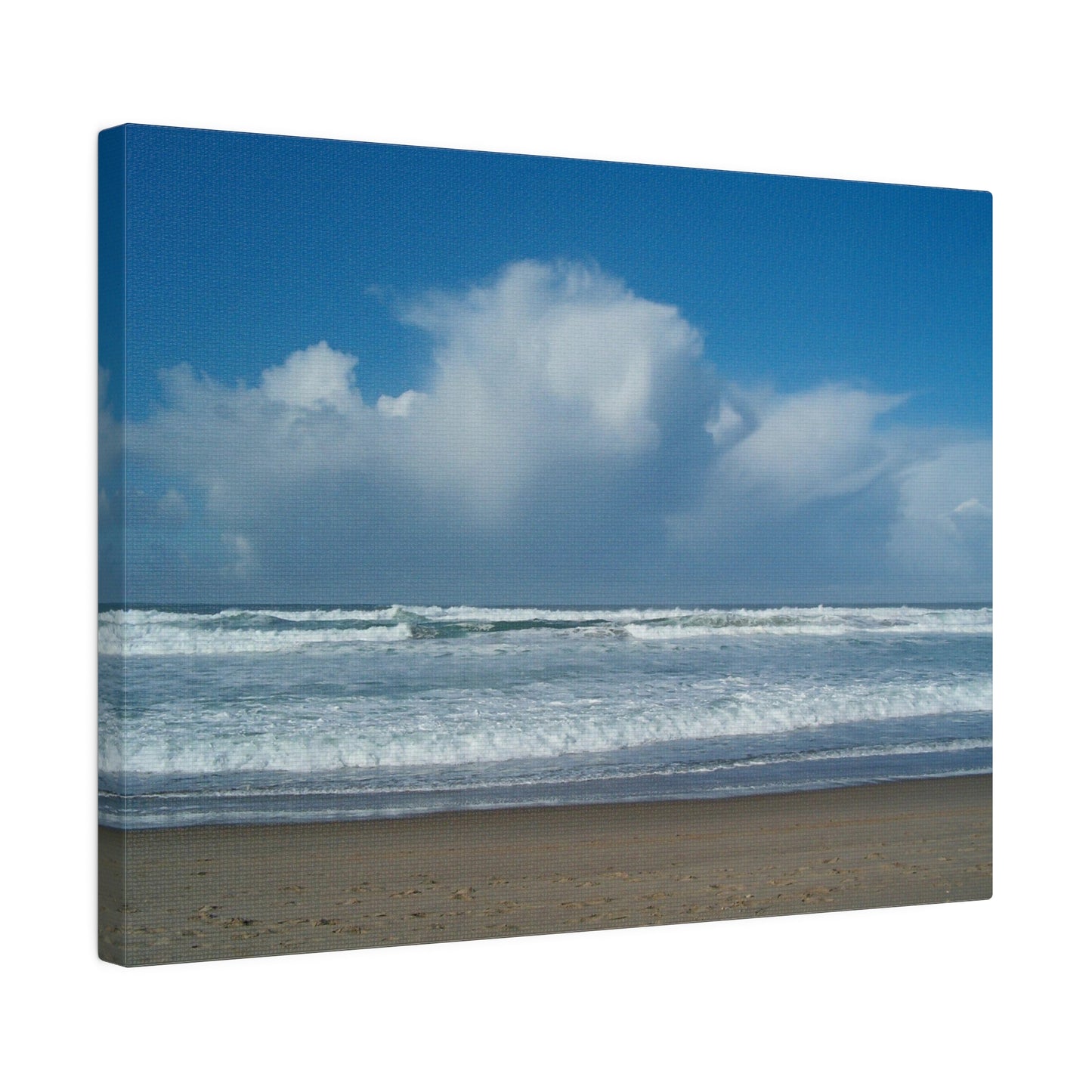 Blue Sky Beach Matte Canvas