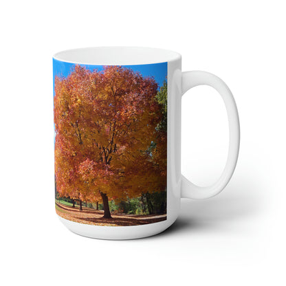 Autumn Tree Late Fall Ceramic Mug 15oz