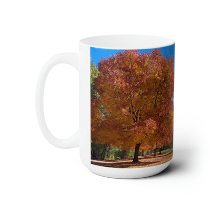 Autumn Tree Late Fall Ceramic Mug 15oz