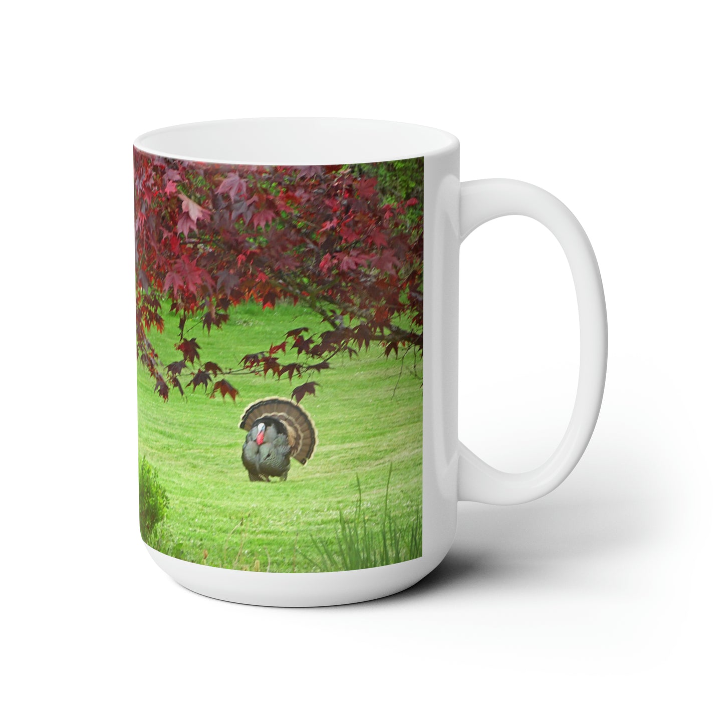 Autumn Turkey Ceramic Mug 15oz