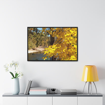 Autumn River Gallery Canvas Wraps Framed