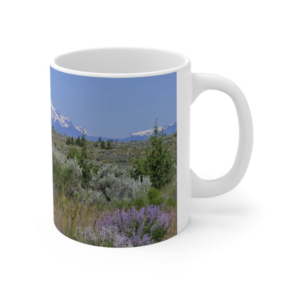 Lupine & Sage Mountain Ceramic Mug 11oz