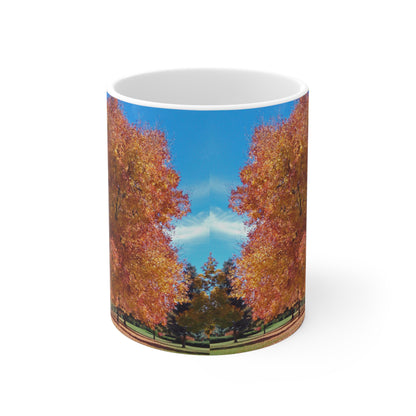 Autumn Tree Late Fall Ceramic Mug 11oz