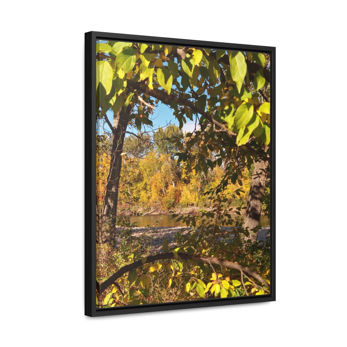 Autumn Window Gallery Canvas Wraps Framed