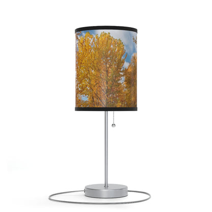 Autumn Gold Lamp on a Stand