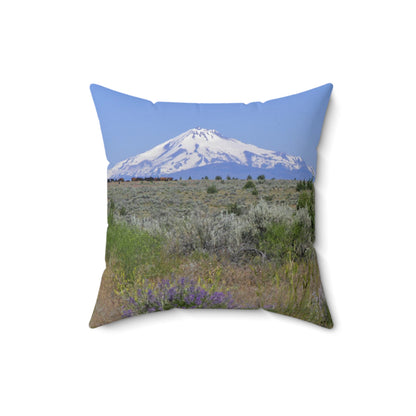 Lupine & Sage Mountain Spun Polyester Square Pillow