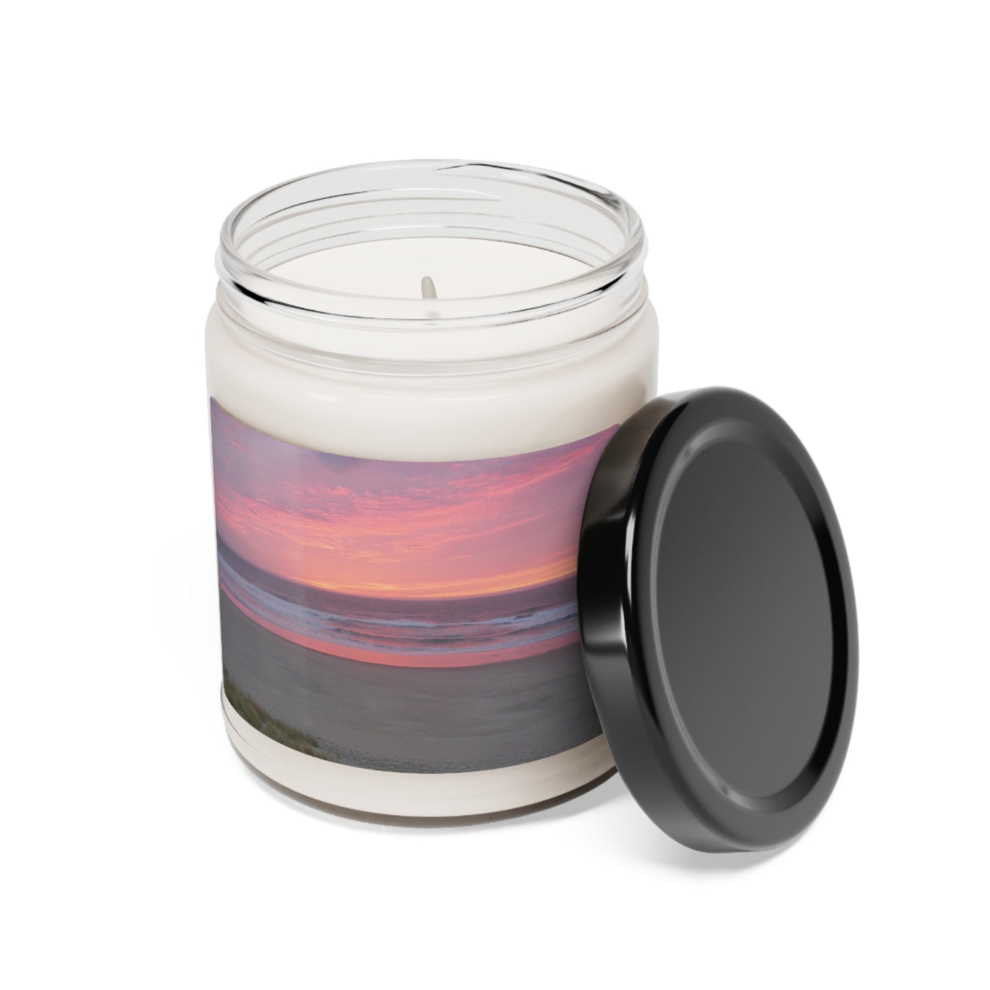 Pink Ocean Sunset Scented Soy Candle, 9oz
