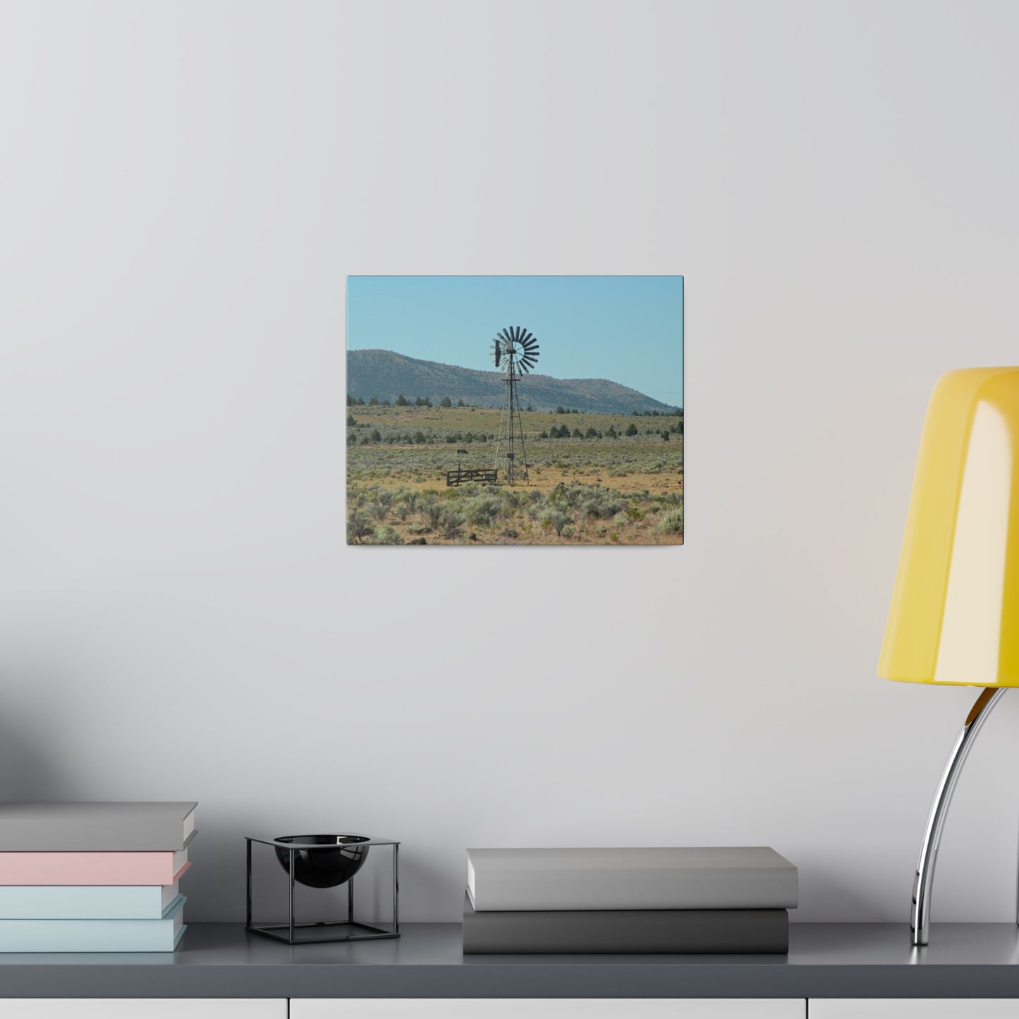 High Desert Windmill Matte Canvas