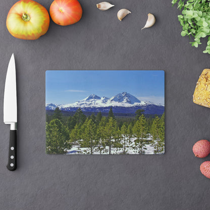 Winter Two Sisters Cutting Board Dishwasher Safe