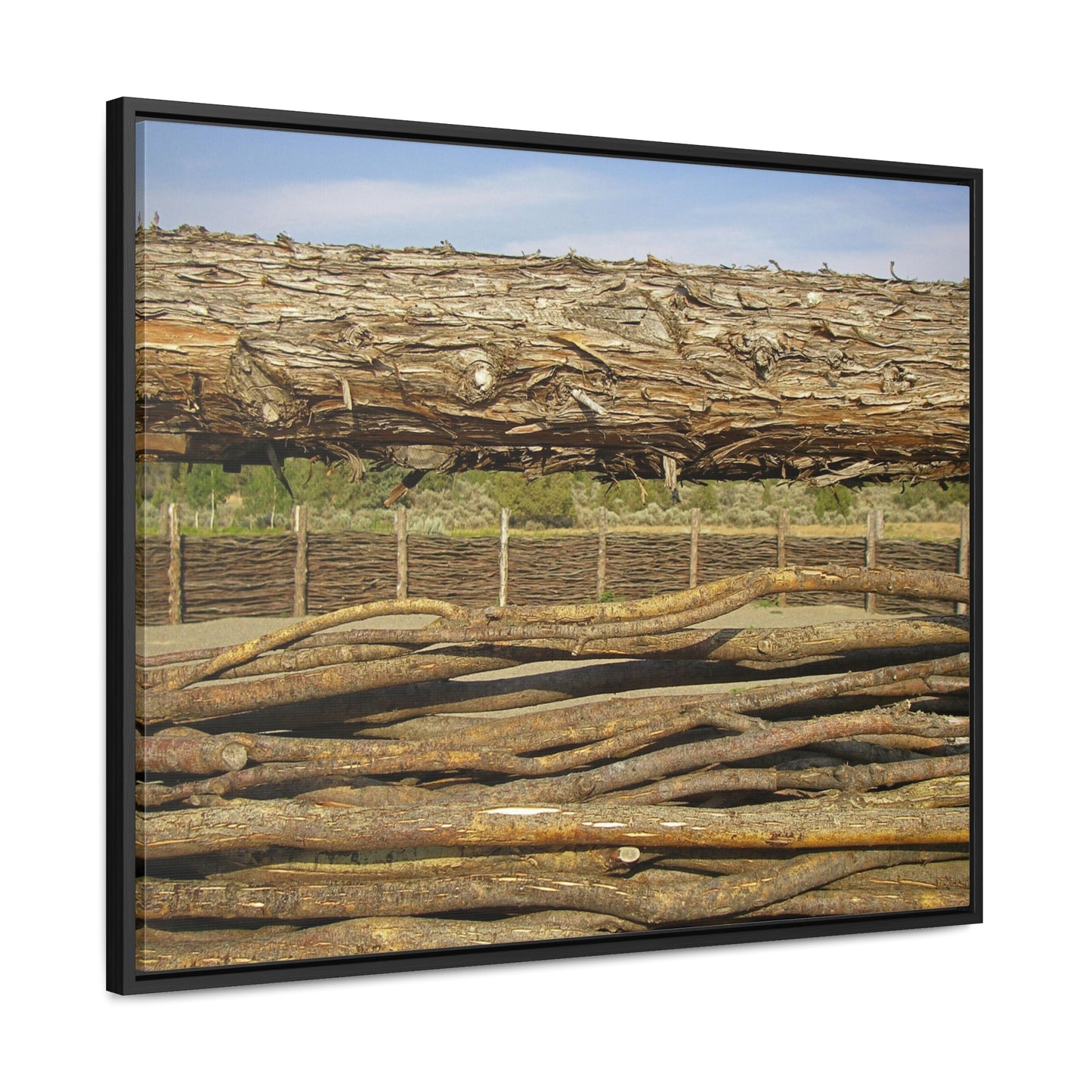 Through The Rails Gallery Canvas Wraps Framed