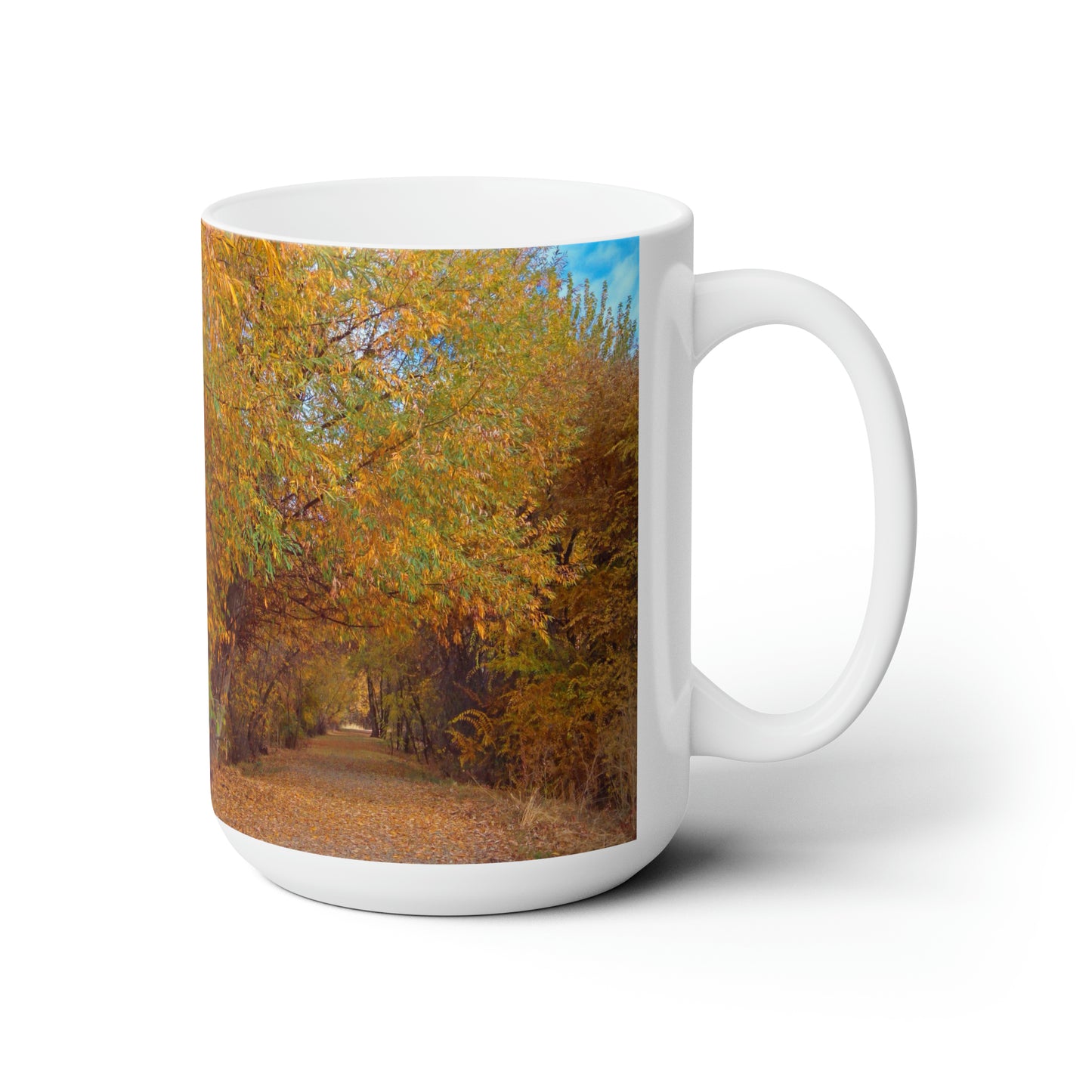 Autumn Path Ceramic Mug 15oz