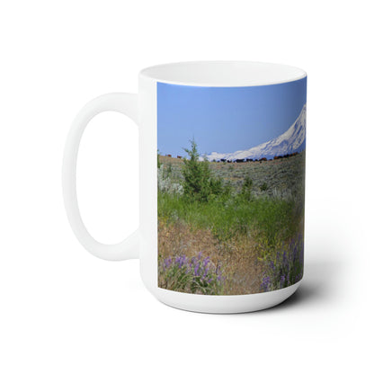 Lupine & Sage Mountain Ceramic Mug 15oz