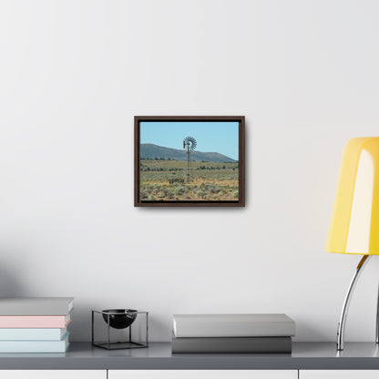 High Desert Windmill Gallery Canvas Wraps Horizontal Framed