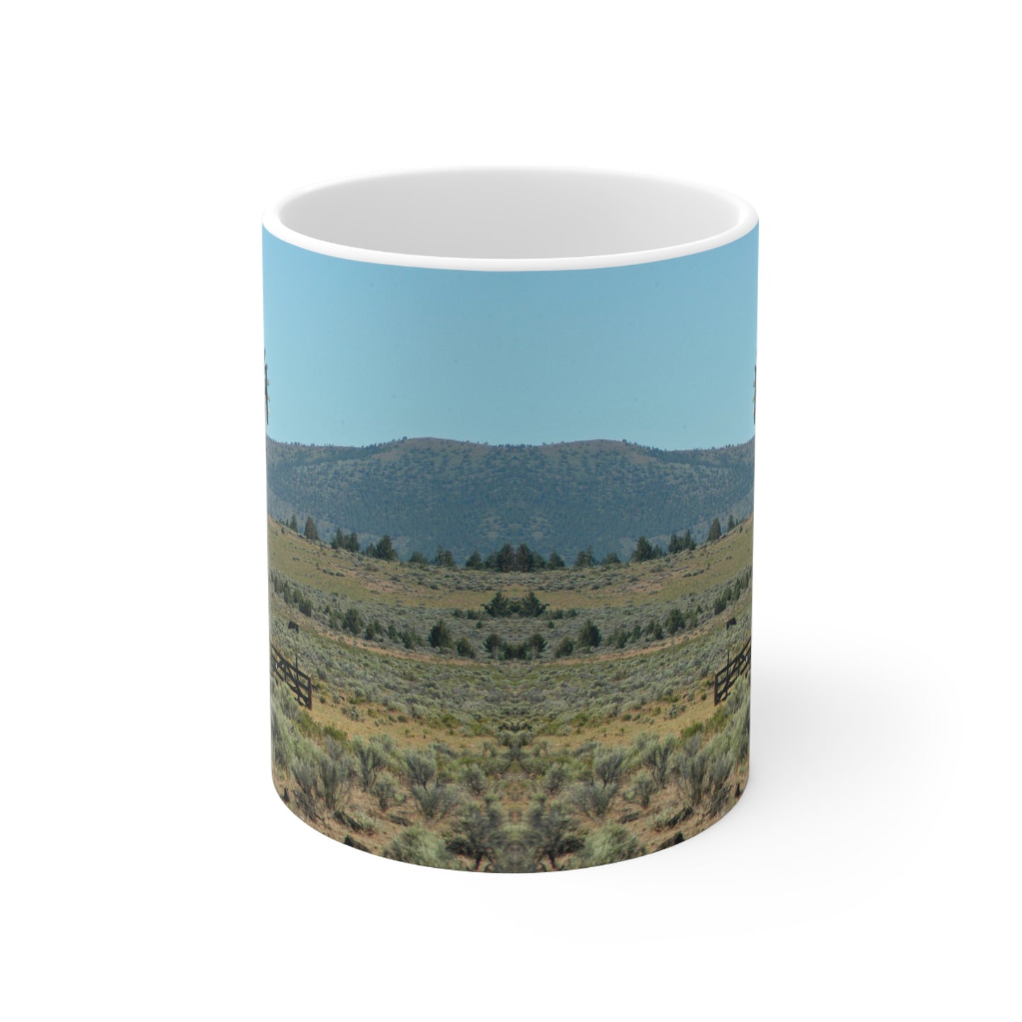 High Desert Windmill Ceramic Mug 11oz