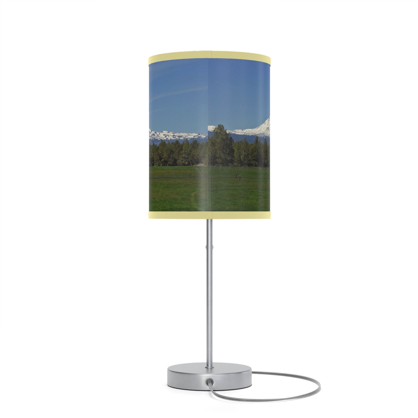 Mountain Field Lamp on a Stand