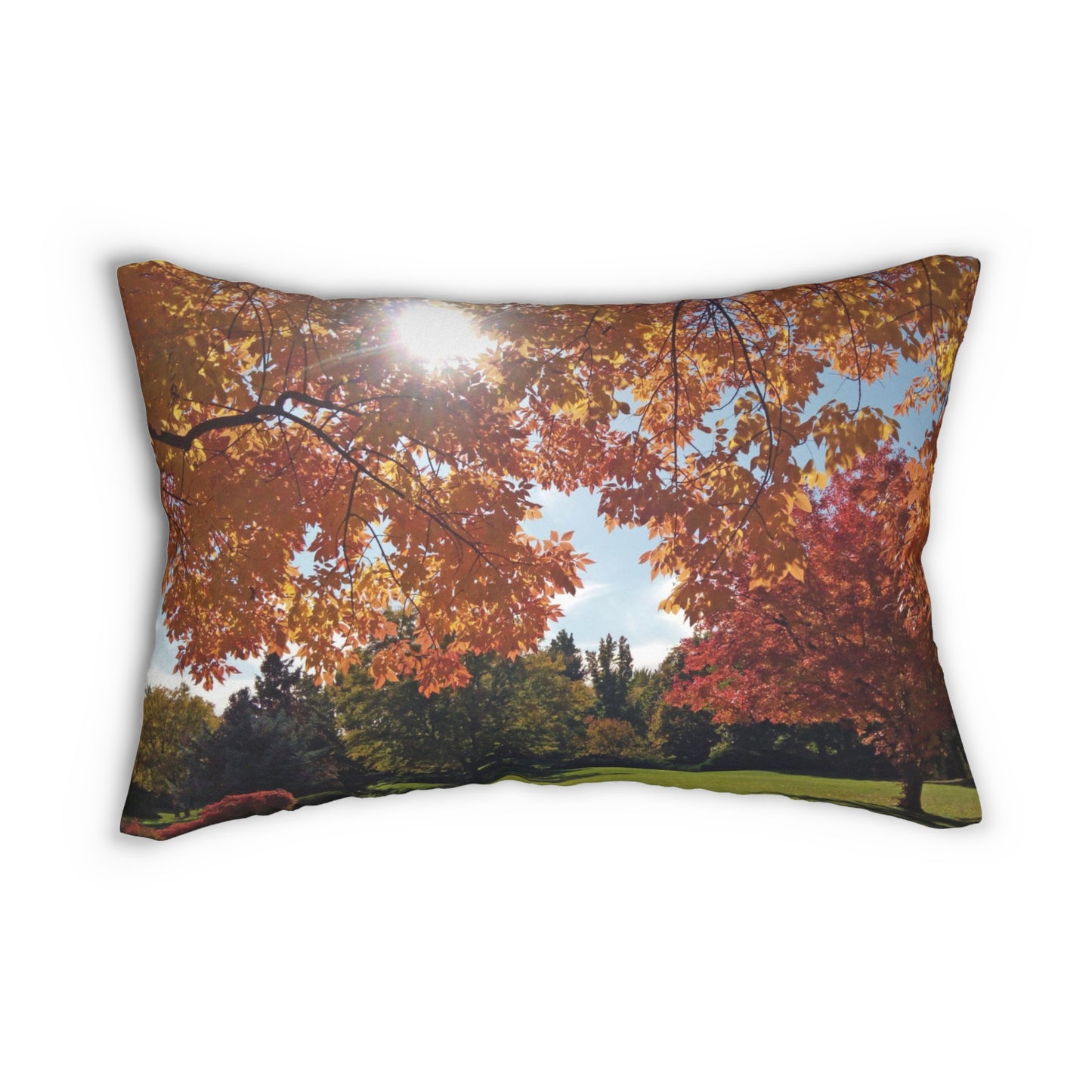 Autumn Light Spun Polyester Lumbar Pillow