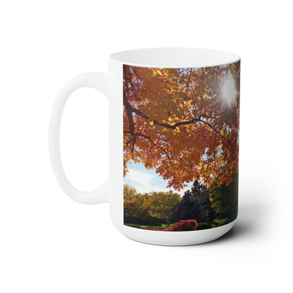 Autumn Light Ceramic Mug 15oz