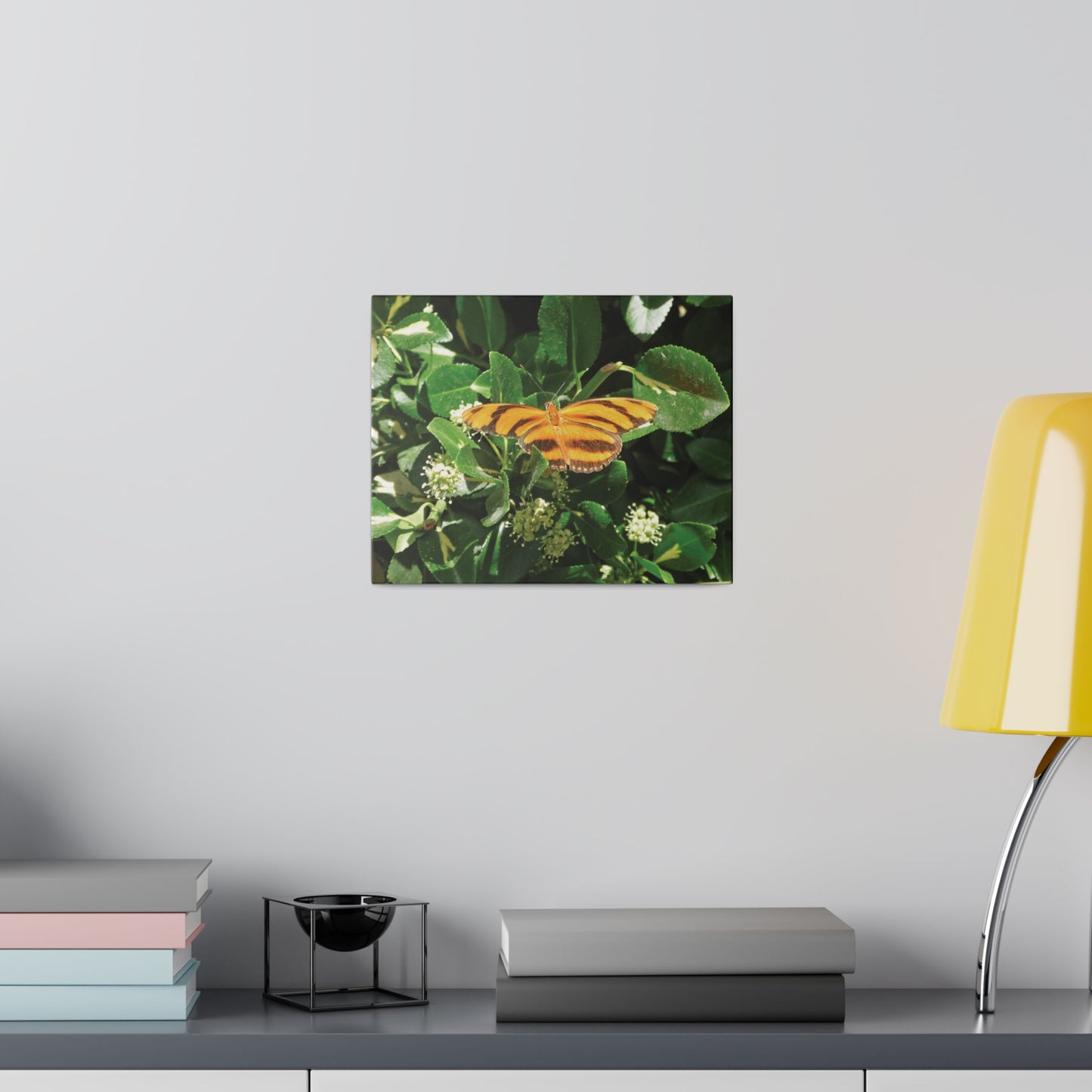 Golden Butterfly Matte Canvas