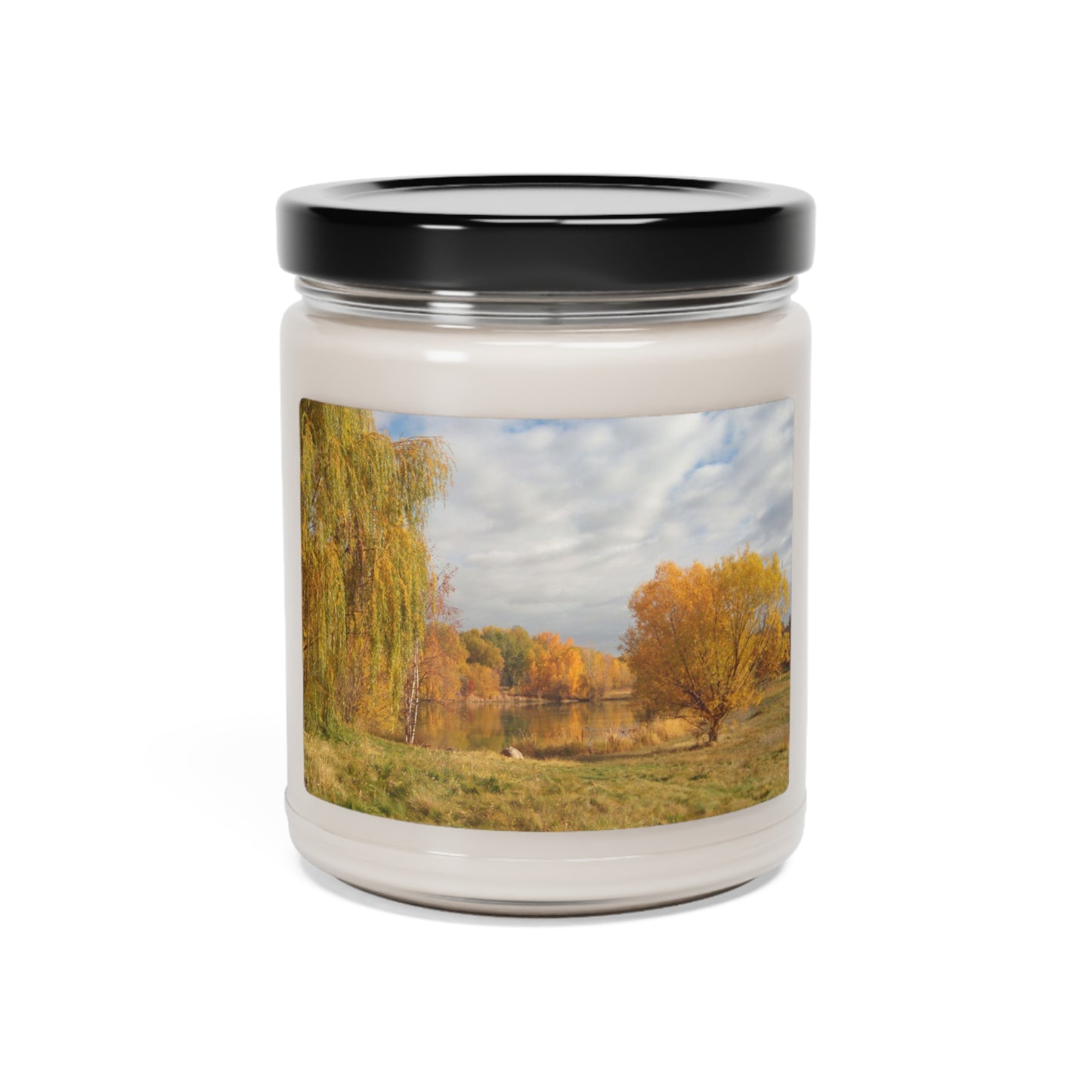 Golden Autumn Pond Scented Soy Candle, 9oz