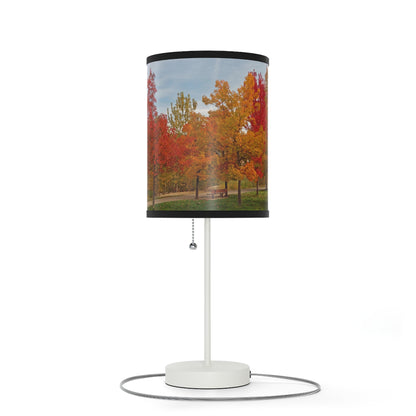 Autumn Serenity Lamp on a Stand