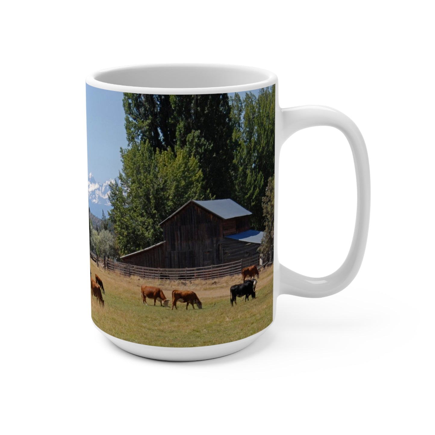 Picturesque Cattle Mug 15oz