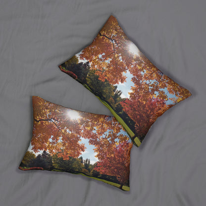 Autumn Light Spun Polyester Lumbar Pillow