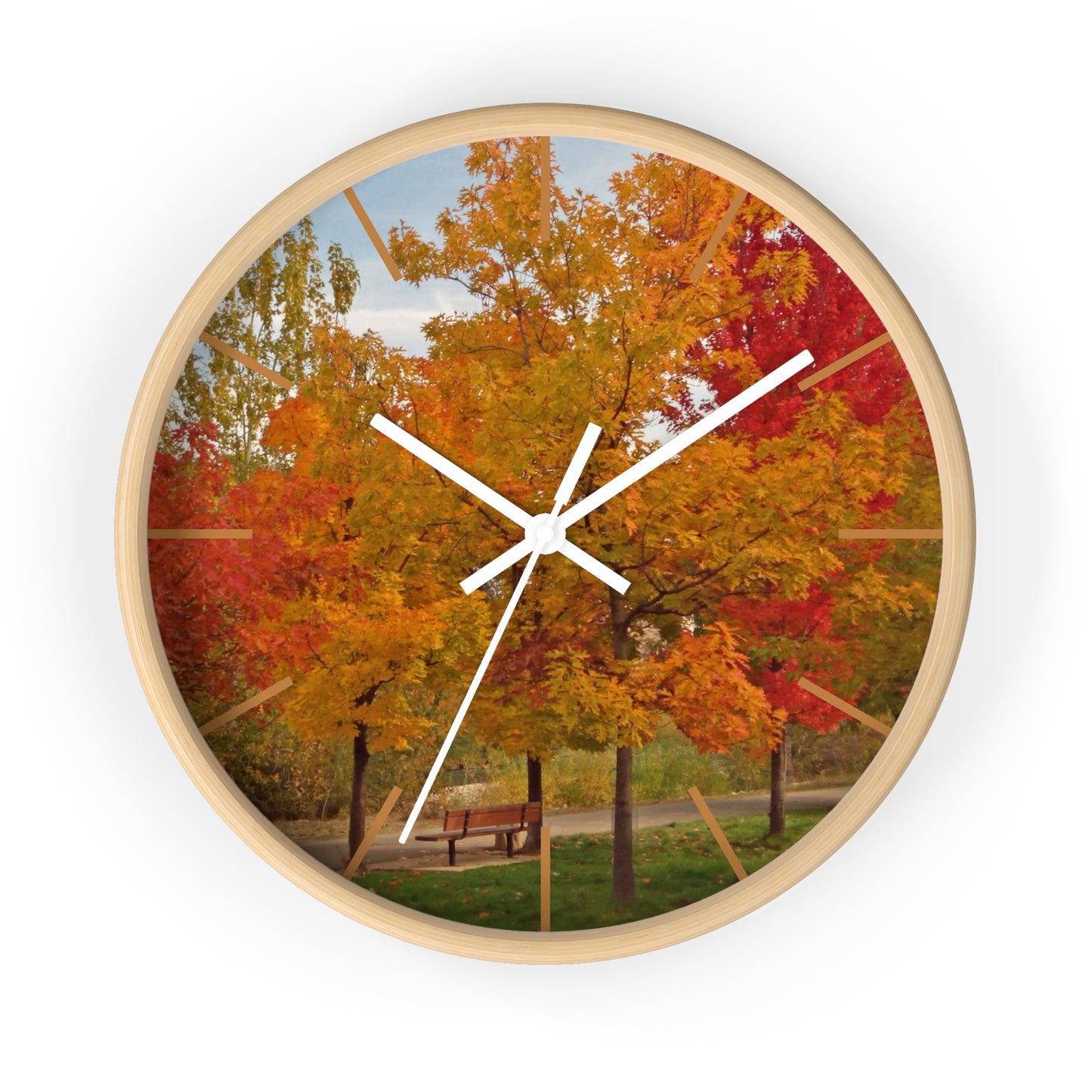Autumn Serenity Wall Clock