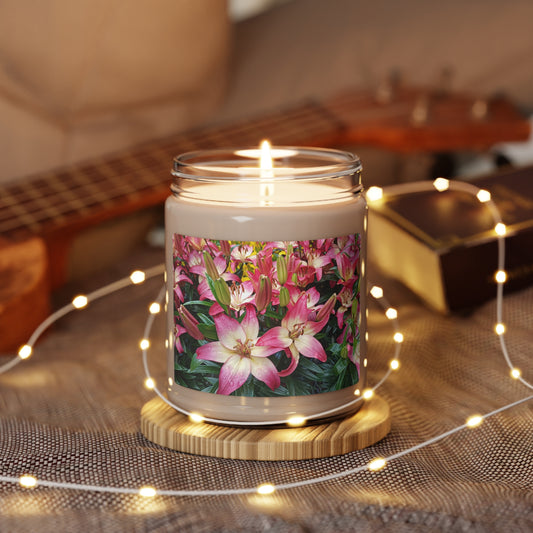 Lovely Lilies Scented Soy Candle, 9oz