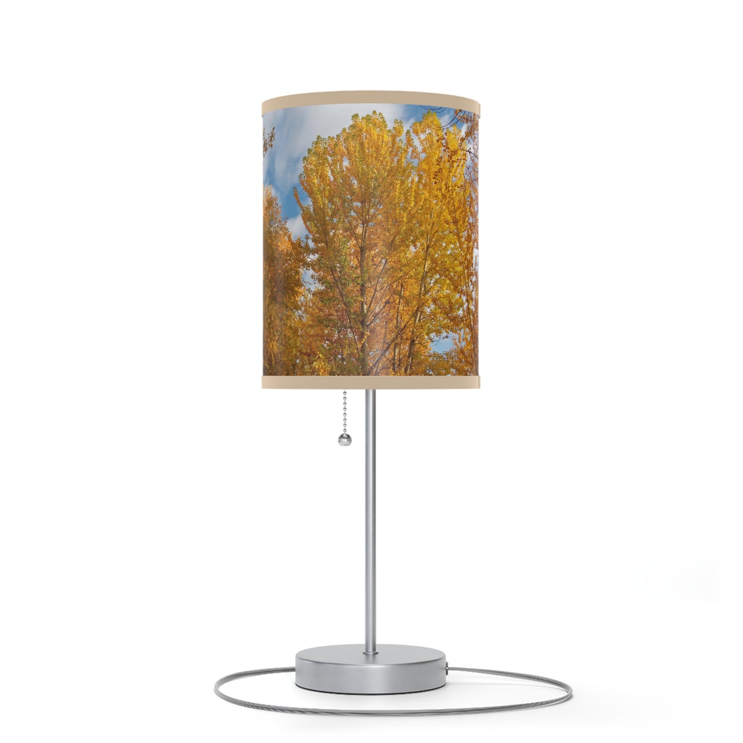 Autumn Gold Lamp on a Stand